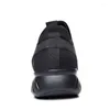 Casual Shoes Fashion Men's Sneakers Man Breattable Men äkta läder Big Size ökar kontorsskor