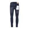 Американский модный бренд pur new Black Matte White Scratch Paint Splashing Stretch Jeans для мужчин