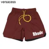 Shorts Designer Rhude Shorts Men Shorts Fashion Sports Fashion bądź popularny Sm L Lose Szybkie suszenie odpowiednie na ulicę lub sport