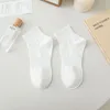 Men's Socks A Summer Trend Versatile Sweat-absorbing Sports White Thin