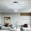 天井照明Frixchurモダンなシャンデリア照明ランプは、リビングルームの寝室の食事用のクリスタルを導いた