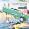 Gun Toys Water Gun Electric W pełni automatyczny ssanie pod wysokim ciśnieniem pistolet wodny basen basen pistolet letnia plaża na zewnątrz zabawka dziewczyna chłopiec prezent240327