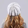 Visors Winter Women Genuine Hat Lady Warm Natural Caps Outdoors Wind And Cold Prevention Real Knight