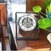 Table Clocks Antique Design Clock Home Decoration Clear Crystal Mechanical Living Room