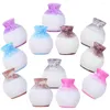 Vaser 12st House Flower Bottle Pot Models Mini Planter Decoration Supplies