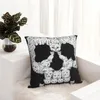 Pillow Skulls Are For Pussies Throw Luxury Living Room Decorative S Autumn Decoration Christmas Covers