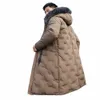 Down Jackets Homens Jaqueta de Inverno Homens Fi Grosso Quente Parkas Pele Pato Branco Para Baixo Casacos Casual Homem À Prova D 'Água Para Baixo Jaquetas Z8vq #