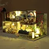 Regali di anni di Natale Scena fai-da-te Casa delle bambole Custodia per mobili in miniatura in legnoCasa delle bambole Giocattoli per bambini Compleanno L032 240321