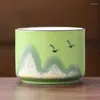 Tea Cups 2024 Far Mountain Hand Painted Ceramic Cup Master No Handle China-Chic