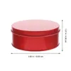 Storage Bottles 4 Pcs Biscuit Box Candy Cookie Boxes Metal Tins Christmas With Lids Small For Gift Giving Bulk Empty