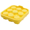 Baking Moulds Silicone Molds Ice Tray 9 Grid Rose Home Bar Party Use Round Cube-Makers Kitchen DIY Cream