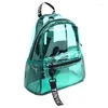 Mochilas escolares Transparentes Mochilas Mulheres Jelly Bag Impermeável Pvc Mochila Praia Viagem Meninas Mochila Kawaii Mochila