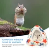 Zoupgmrhs -porco de porco de porco de caça de hamster de hamster inverno quente casa aconchegante esconderijo pequeno animal gaiola de gaiola de animais de estimação suprimentos