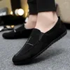 Casual Shoes 2024 Spring Autumn Men's Fashion Breathable Walking Outdoor Soft Bottom Loafers Slip-on Sneakers For Men