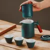 Teaware Sets Travelling Tea Set Japanese Porcelain Outdoor A Pot And Four Cup Portable Storage Office