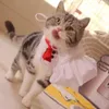 Trajes de gato cosplay adereços chef chapéu conjunto macio acessórios para animais de estimação poliéster cozinhar rei cão transformação vestido