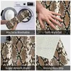 Carpets Python Skin Snake Pattern Soft Interesting Room Goods Rug Carpet Reptile Animal Natural Leather