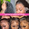 GLUELESS KINKY CURLY BOB WIG READY TO WEAR DEAR 13x4 LACE FROSTAL SHORT CURLY BOB WIGS 100％Human Hair Wigs for Women