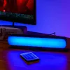 Barras de luz noturna LED RGB com controle remoto para jogos TV decoração de quarto lâmpada de mesa