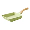 Japanese Pans Rectangular Omelette Pan Egg Kitchen Frying Non-stick Maifan Stone Pancake Breakfast Pot Saucepan cake