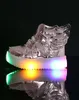 EU21-36 sapatos com luz nova moda brilhante tênis meninos meninas sapatos asas lona apartamentos primavera crianças iluminar sapatos8877420