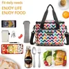 Aufbewahrungstaschen Oxford-Stoff zum Mitnehmen isolierte Tasche Outdoor Handheld Bento Picknick Doppelte Muttermilch gekühlte Aluminiumfolie frisch