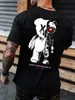 Half A Teddy Bear, Half A Robotic Bear Impreso Camiseta para hombre Casual Cott Ropa de verano Tops transpirables Camiseta suelta Fi R1Li #