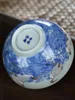 Teaware Sets Blue White CeramiC Barrels Colored Heart-sHaped Black RubbeR And HigH-end Personal Tea Sample Host