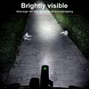 Toprider bisiklet ışığı 1200lm T6 LED şarj edilebilir set yol bisiklet ön arka far lambası el feneri döngüsü ışık grubu 240322