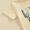 Kledingsets Baby Boy Bijpassende outfits Big Brother Little T-shirt Korte broek Zomer