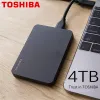 Napędy Toshiba 4TB Zewnętrzny dysk twardy HDD HD 4to Przenośne urządzenie pamięci USB 3.0 SATA 2.5 "Hardkdisk dla laptopa komputerowego PS4