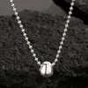 Kedjor Europeiska och amerikanska personlig enkel designkänsla för kvinnlig minoritet S925 Sterling Silver Necklace Pendant