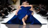 Elie Saab королевские синие платья для выпускного вечера с сексуальными разрезами в стиле ар-деко, элегантные вечерние вечерние платья со сборками, длинные пятна, выполненные на заказ ogs6097085