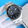 Top Mens Watch Luxury Mechanical Movement Watch 47 mm de calendario súper luminoso reloj zafiro vidrio de acero inoxidable fino Montre de Luxe Reloj casual