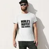 Men's Polos World's Okayest Road Worker T-Shirt Blanks Shirts Graphic Tees Blacks Heavyweights Clothes For Men