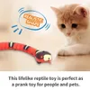 Smart Sensing Interactief Kat Speelgoed Automatische Elektronische Slang Teasering Spelen USB Oplaadbare Kitten voor Katten Honden Huisdier 240314