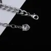 Topp Silver Chokers Chain Necklace Armband Letters For Woman Man Lover Fashion Designer Halsband Kedjor smyckenförsörjning