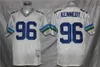 Football Retro 96 Cortez Kennedy Jerseys 12 12th Fan 80 Steve Largent 37 Shaun Alexander 75th Anniversary Uniform Stitched Blue White For Sport Fans Men Vintage