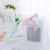 Gift Wrap Transparent Handbag Waterproof Bags Ins Clear Box Packaging Supplies Shopping Bag With Handle Wedding Party
