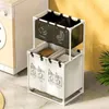 Laundry Bags 4 Grid Basket Dirty Clothes Hamper Sortable Storage With Shelf Room Toy Organizer