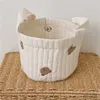 Storage Baskets Storage Baskets BottlesTowels Toys Baby Clothes. Decorative Organizer Bins Tote Bag Handbag with Embroidery for Diapers