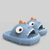 Summer shark slippers for men and women cartoon home bathroom non slip platform soled outdoor sandals X1m6#