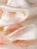 Abiti casual SuyaDream Abito lungo floreale con cinturino per spaghetti in vera seta da donna 2024 Abiti primaverili rosa