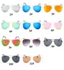 2017 Marque Designer Lunettes de Soleil pour Enfants Cool Miroir Réfléchissant Cadre En Métal Enfants lunettes de Soleil Enfants 039s Lunettes UV400 b6391607276