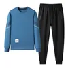 Men's Tracksuits Spring 2024 Casual Sports Sweater Set Young And Middle-aged Loose Fashion Round Collar Men