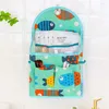 Storage Bags Cotton Linen Wall Mounted Hanging Bag Breathable Large Capacity Sundries Waterproof Moisture-proof