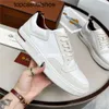 Loro Piano LP Lorospianasl Summer White Chaussures Casual Walk Mens Mens Luxury Sneakers Inverse Suede Real Leather Runner Chaussures Boîte de haute qualité