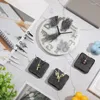 Clocks Accessories 1 Set Clock Mechanism Kits Movement Motor DIY Part With 7 Hands