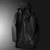 windbreaker Jacket With Hood Men Fi Clothing Lightweight Spring and Autumn Outdoor Jacket Overcoat Men 2024 Thin Lg Coats d6QA#