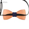 Bow Ties Cool Wood Tie Real Solid Wood Fjäril